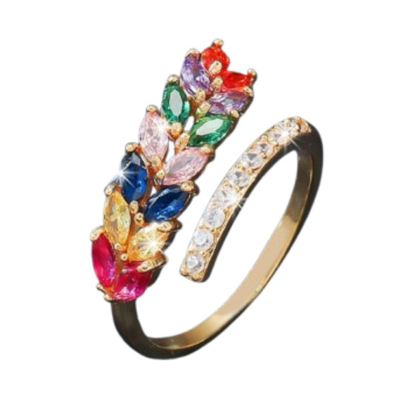 Women’s Adjustable Wheat-Design Ring  product image