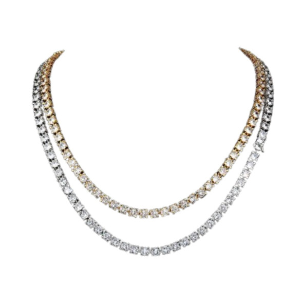 18K Iced Out Choker Necklace product image