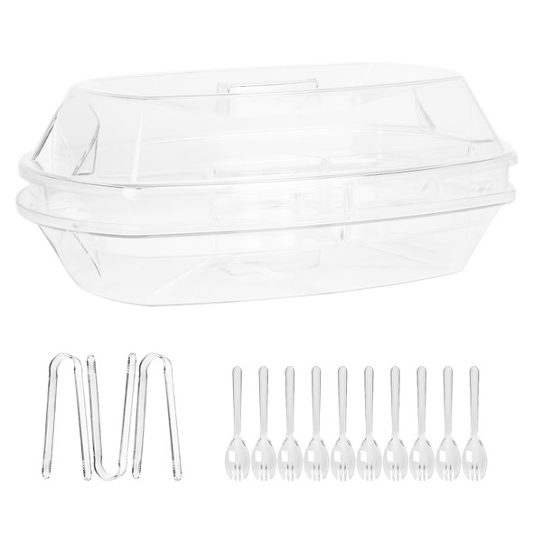 Ice‑Chilled Serving Tray Party Platter with Lid product image