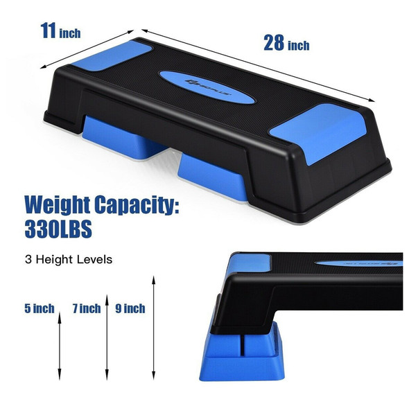 Adjustable Height Aerobic Exercise Stepper product image