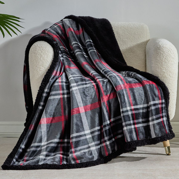 Plaid Printed Throw product image