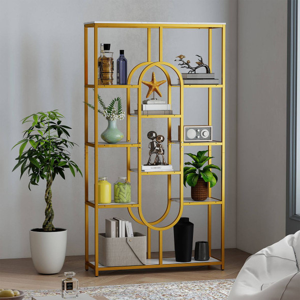 5-Tier Etagere Bookcase with Open Storage Shelves product image