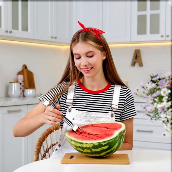 2-in-1 Watermelon Cutter Fork (5-Pack) product image