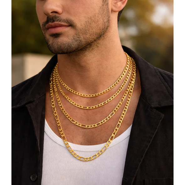 Unisex Classic Figaro Chain Necklace  product image