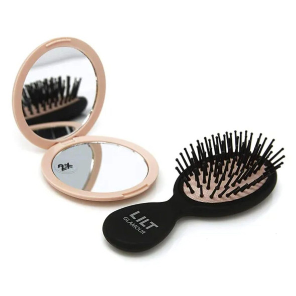 Lilt 2-Piece Compact Hair Brush and Mirror Gift Set product image