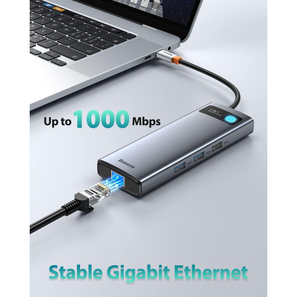 Baseus Metal Gleam Series 9-in-1 Multifunctional Type-C HUB Docking Station product image