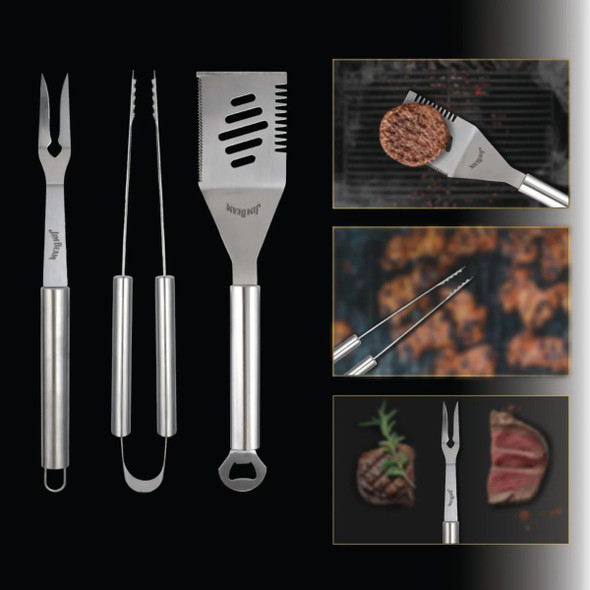 Jim Beam BBQ Tools (3 Piece Set) product image