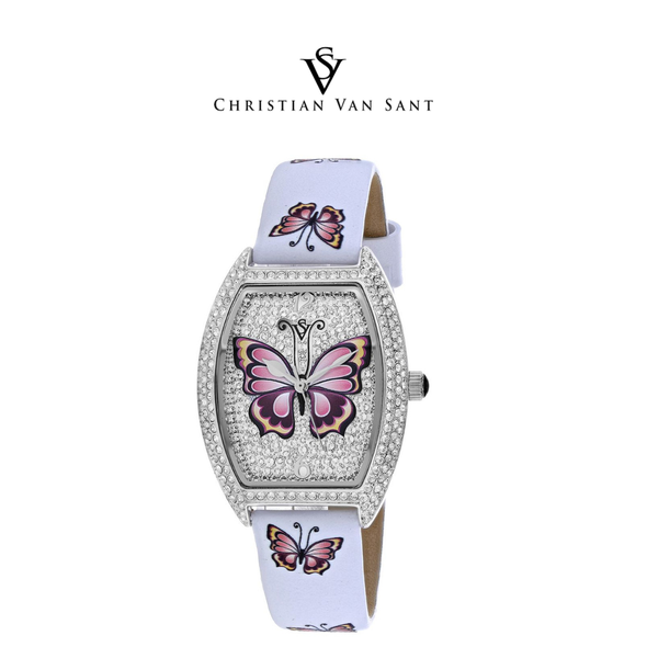 Christian Van Sant Women's Papillon Silver Dial Watch product image