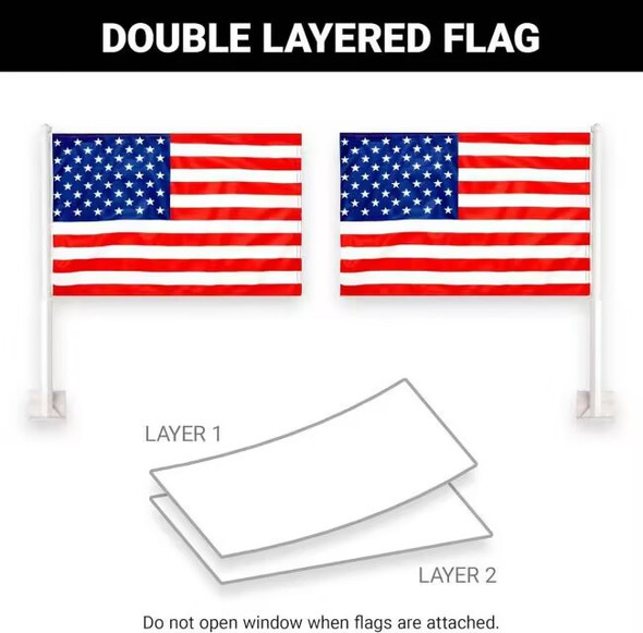 USA Car Flags (2-Pack) product image