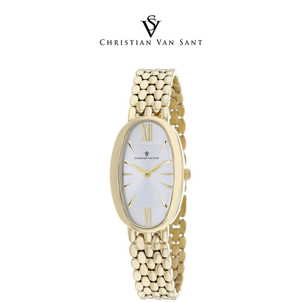 Christian Van Sant Women's Lucia Silver Dial Watch product image