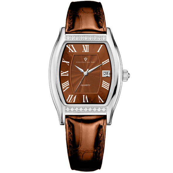 Christian Van Sant Women's Gemma Brown Dial Watch product image