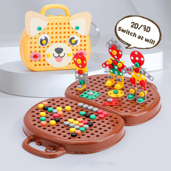 Children Electric Drill Toolbox Driller Games Tool Toy for Boys Girls Montessori Screw Puzzle Kid Pretend Play Toys Gift product image