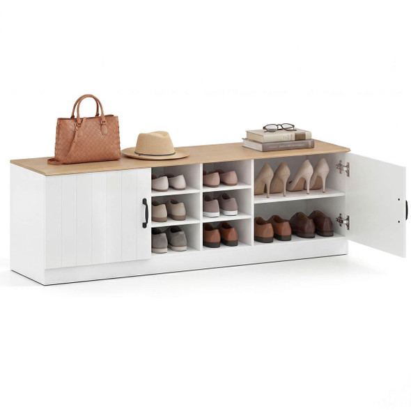 2-Door Shoe Bench  product image