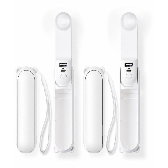 3 in 1 Handheld Mini Fan (2-Pack) product image