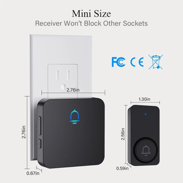 M5373x2 + F152 Wireless Doorbells product image