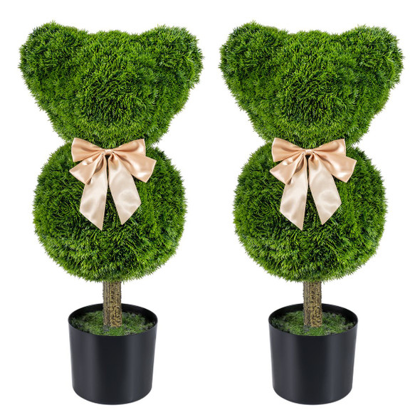 Bear Topiary Tree With or Without Pot (2-Pack) product image