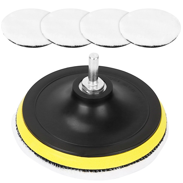 Car Polishing & Buffing Pad Set for Drill (5-Pieces) product image