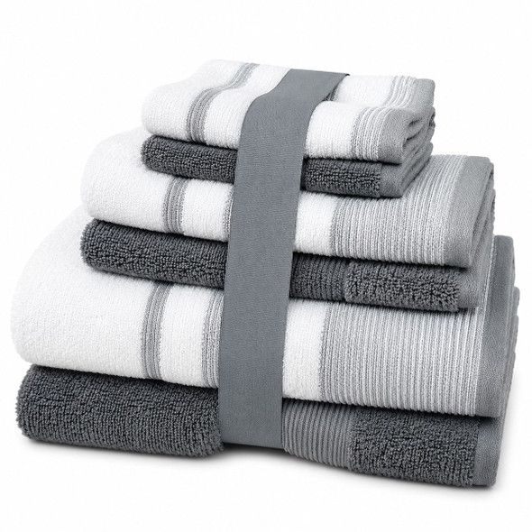 2-Tone Towel Set (6 or 12 Pieces) product image