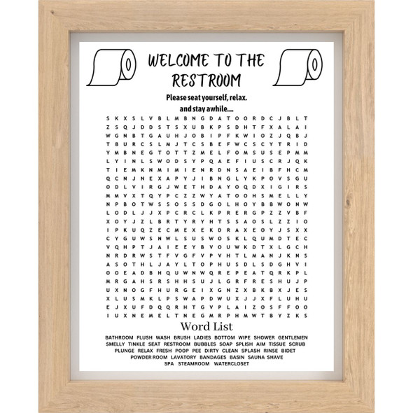 'Welcome to the Restroom' Art Print product image