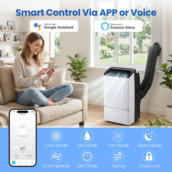 Wi-Fi Enabled Portable Air Conditioner  product image