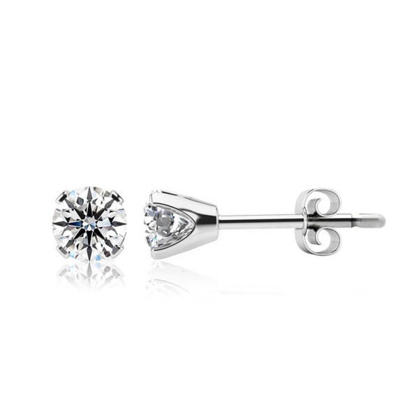 1 1/2 Carat Lab Created Diamond Stud Earrings in White Gold product image
