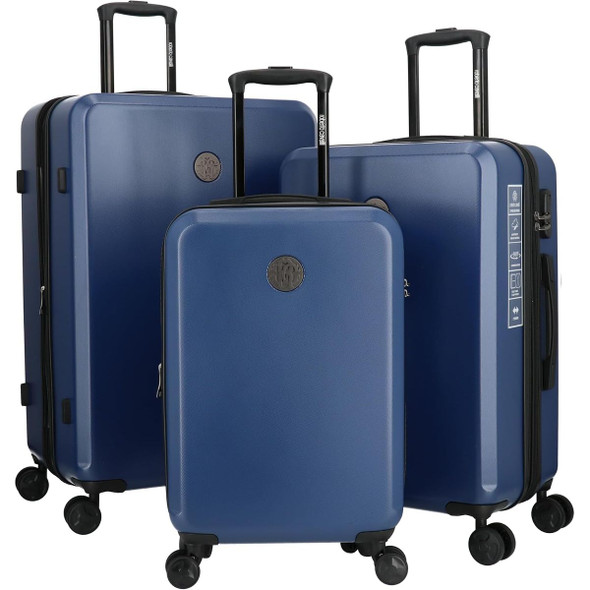 Roberto Cavalli 3-Piece Solid Classic Hardshell Luggage Set product image
