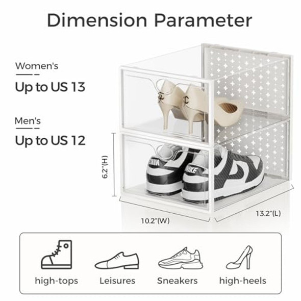 Pinkpum Shoe Storage Boxes (15-Pack) product image