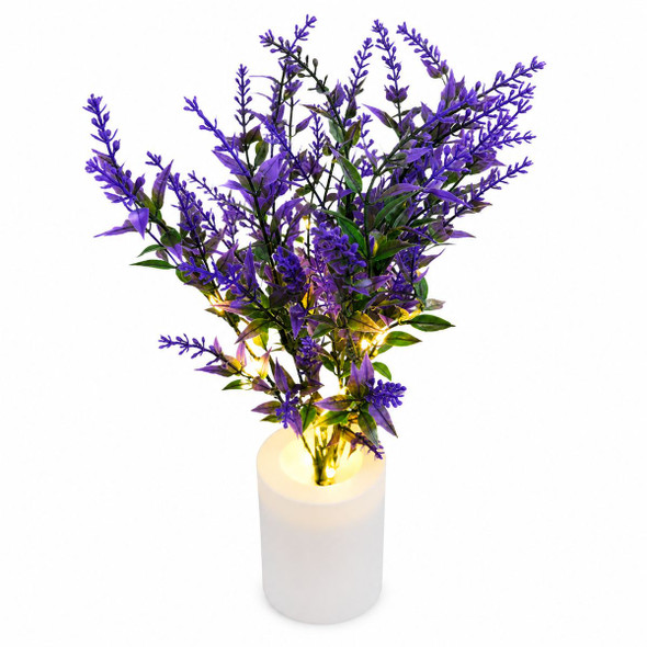 Artificial Lavender Flower Bouquet Night Light product image