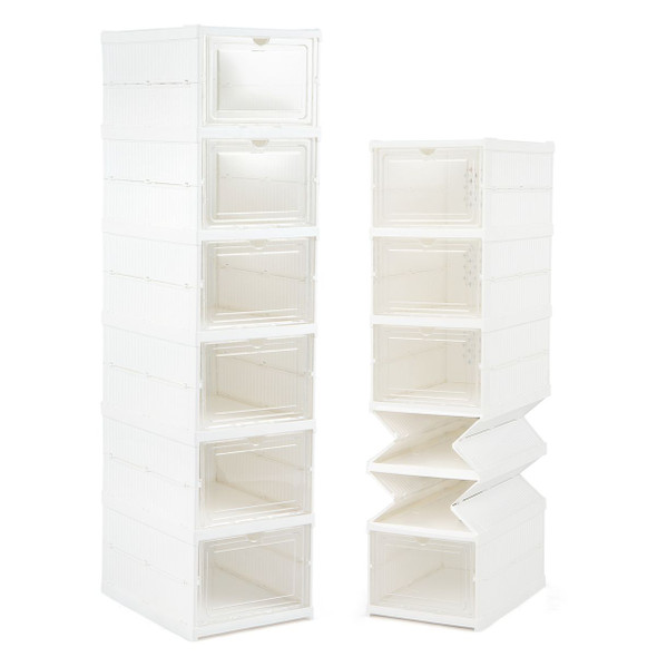6-Tier Foldable Shoe Boxes  product image