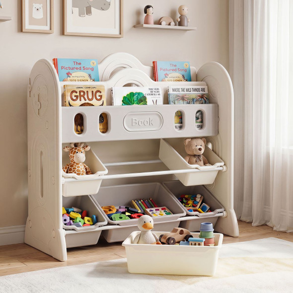 Kids' Bookshelf and Toy Storage Organizer product image