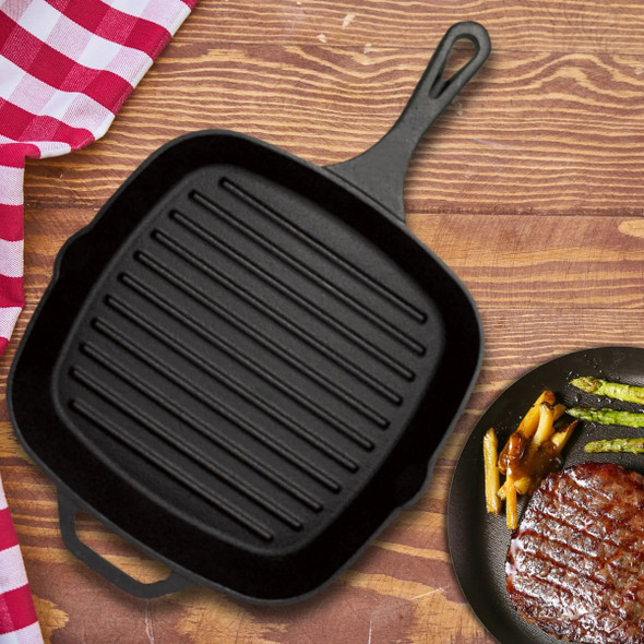 Jim Beam Cast Iron Square Grill Pan product image