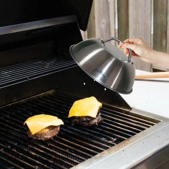 Jim Beam Stainless Steel 9" Burger Dome product image