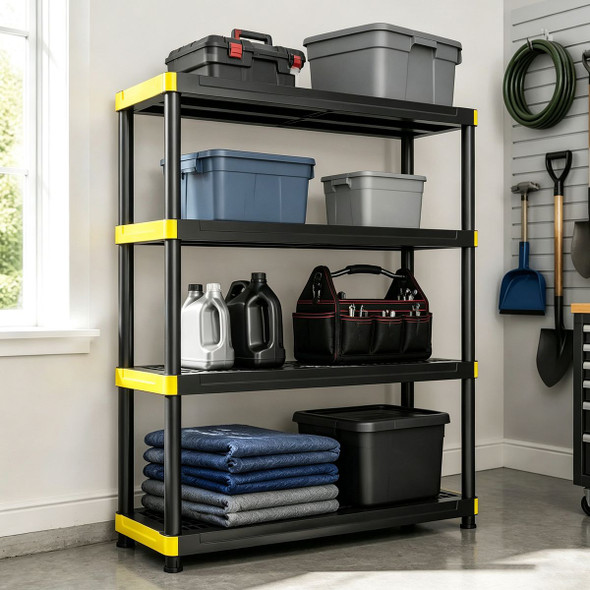 Plastic Storage Shelf with Anti-Tipping Kit (1- or 2-Pack) product image