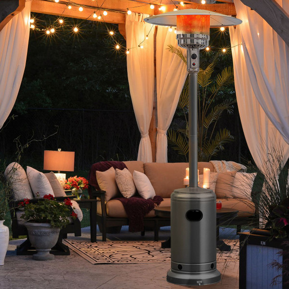 50,000-BTU Steel Propane Patio Heater with Trip-over Protection product image