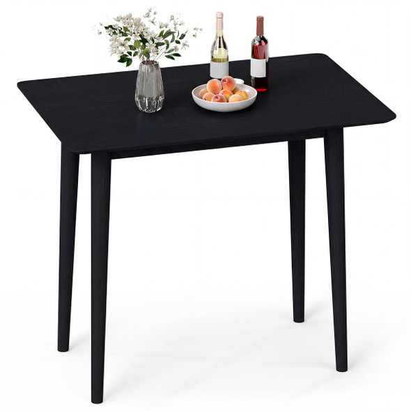 34” Rectangular Wooden Dining Table with Rubber Wood Legs product image