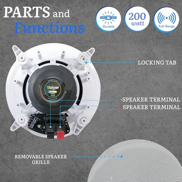 Vaiyer  6.5" Ceiling Speakers  product image
