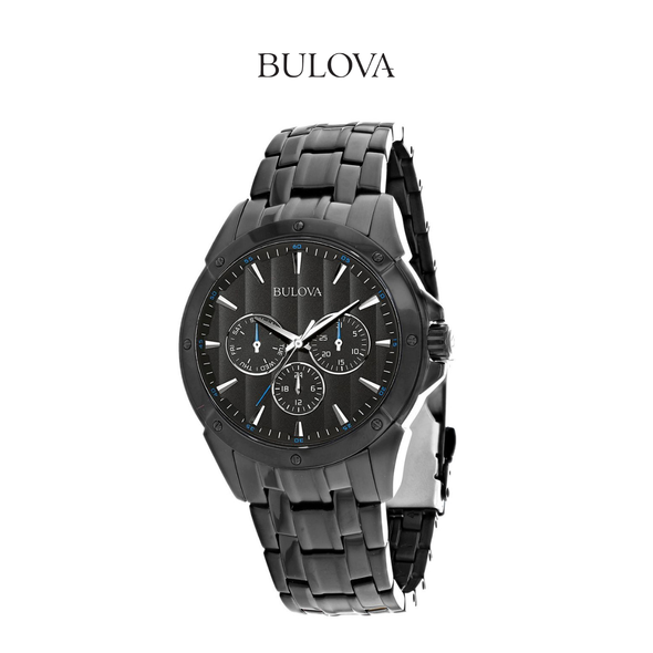 Bulova Men's Classic Black Dial Watch product image