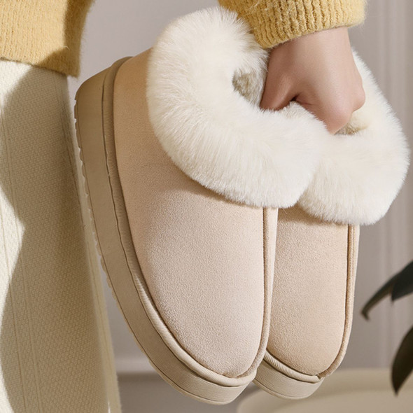 Women's Fuzzy Closed Back Slippers product image