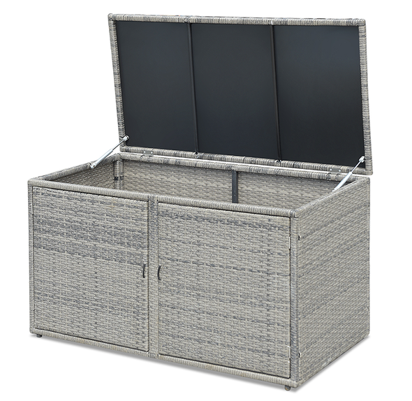 Rattan 88-Gallon Garden Patio Storage Box product image
