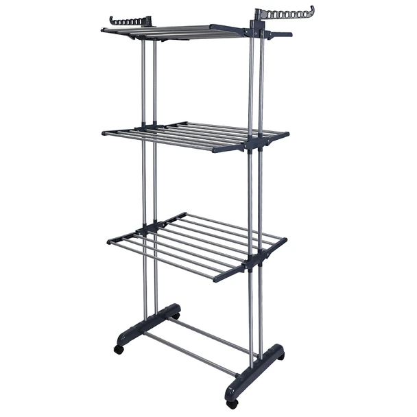Rolling Collapsible Clothes Drying Rack product image