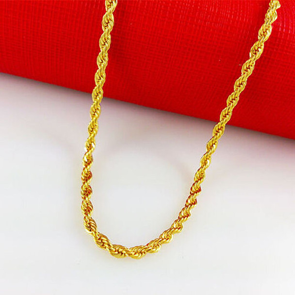 Men's 14K Gold Filled 24-Inch 3mm Rope Chain product image