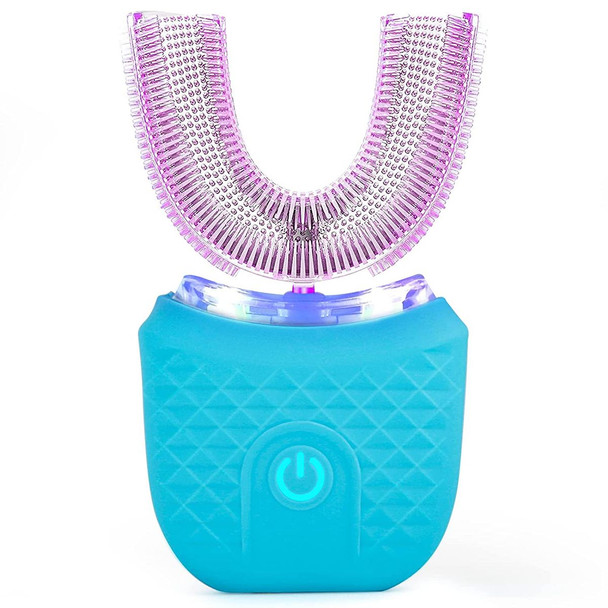 U Shape Automatic Toothbrush with UV Light, Wireless Charging 4 Cleaning Modes, Home Travel Washable Dual Use product image