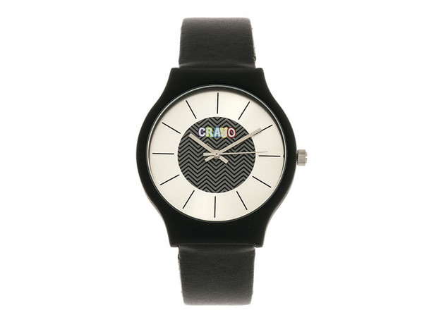 Crayo Trinity Unisex Leatherette Strap Watch product image