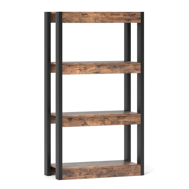 4-Tier Wooden Bookcase (1 or 2-Pack) product image