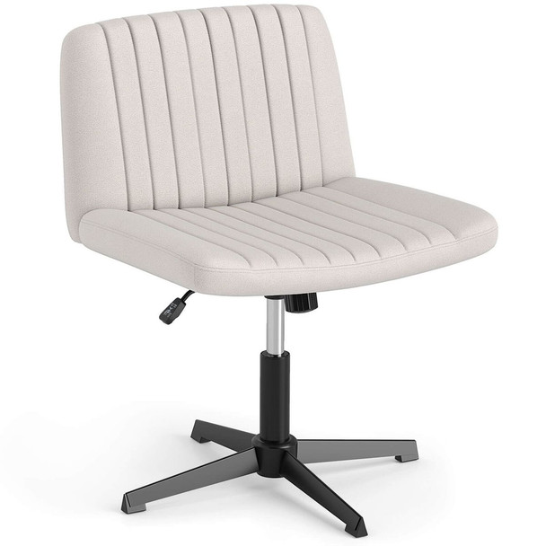 Cross Leg Desk Chair with Soft Cushion and Adjustable Height product image