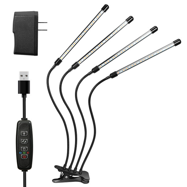 4-Head LED Grow Light with Stand product image