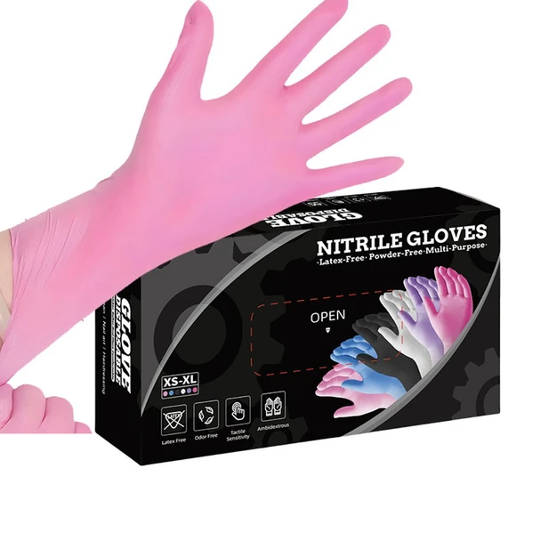 Disposable Powder-Free, Latex-Free  Nitrile Gloves (50- or 100-Pack) product image