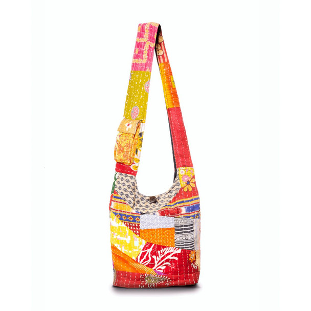 Kathmandu Collection Kantha Patchwork Hobo Bag product image