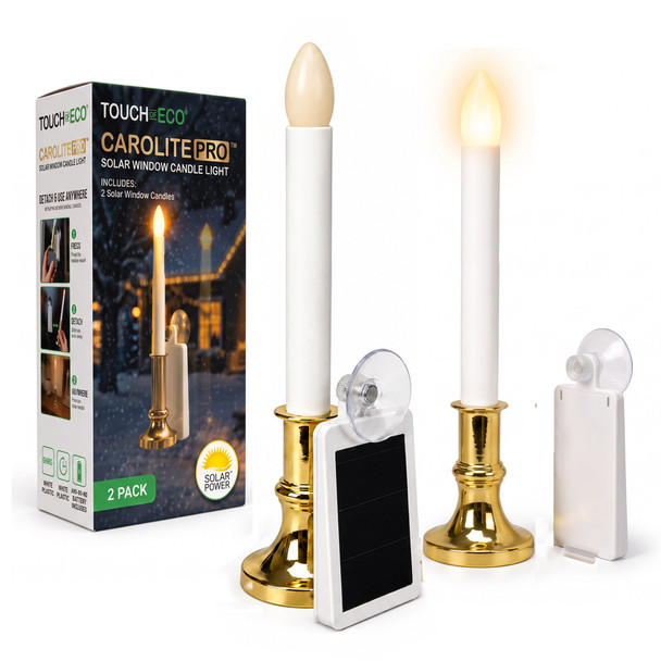 CAROLITE PRO Solar Window Candle Light (2-Pack) product image