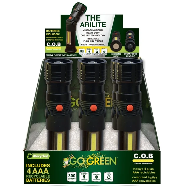 The Arilite Flashlight Display (6-Pieces) product image